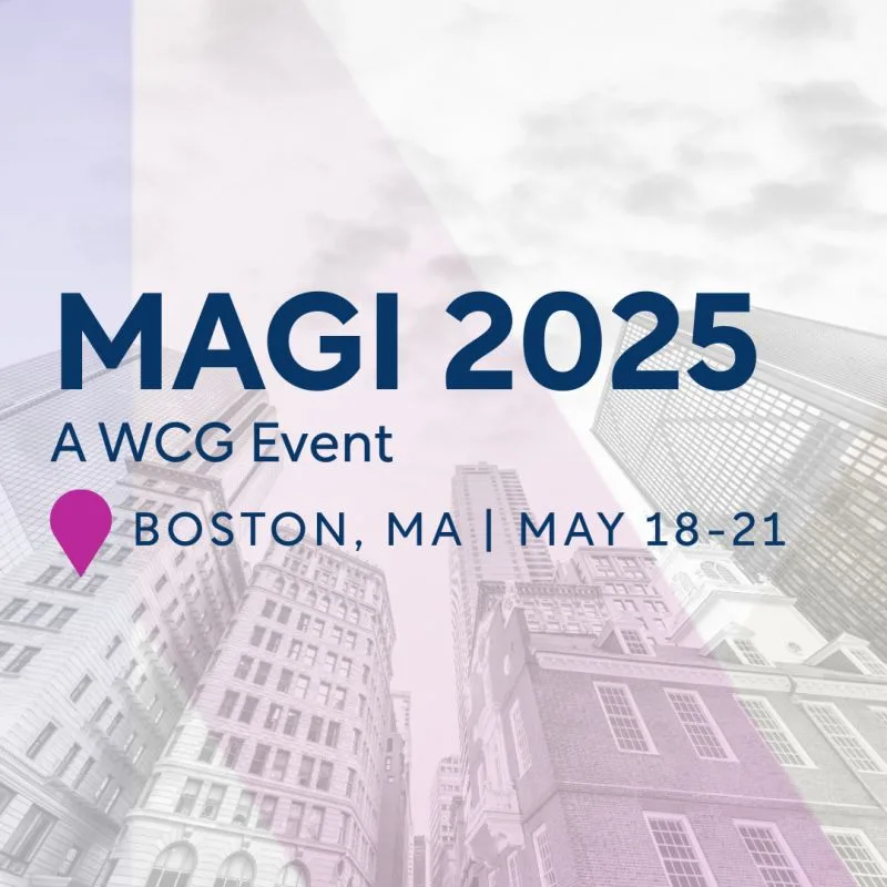 MAGI 2025, a WCG event — Boston, MA, May 18–21